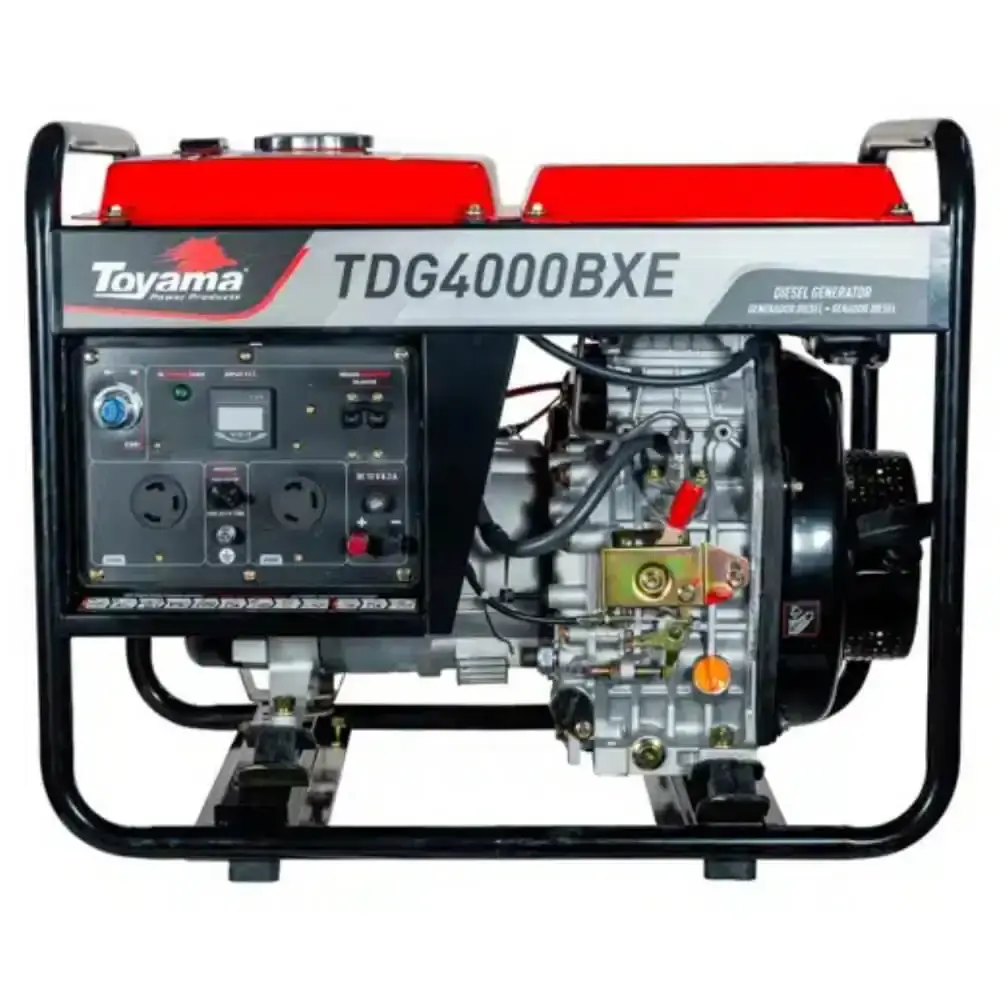 Gerador de energia à diesel 3,3 KVA partida elétrica TDG4000BXE Toyama Bivolt — fotografia 2