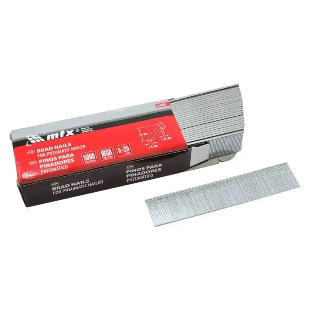 Pinos para pinador pneumático com 5000 peças F-25 MTX — fotografia de referência