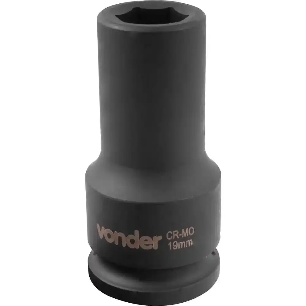 Soquete sextavado longo de impacto 19MM 3/4POL Vonder — fotografia 3