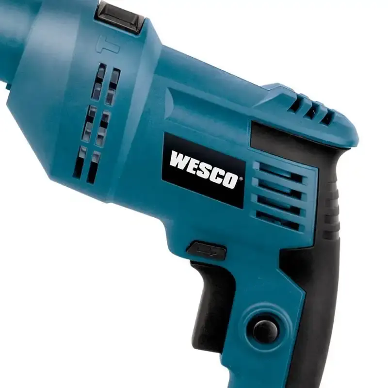 Furadeira de impacto 3/8 POL 550W profissional WS3173 Wesco + kit 10 brocas 110 V — fotografia 4