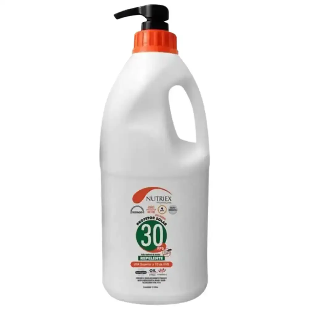 Protetor solar FPS 30 com repelente 2,0L bombona Nutriex