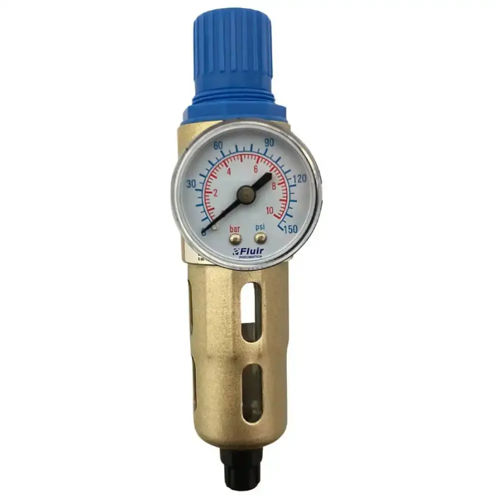 Filtro de ar com regulador 1/4 POL 980 l/min AEFR2000SP Fluir
