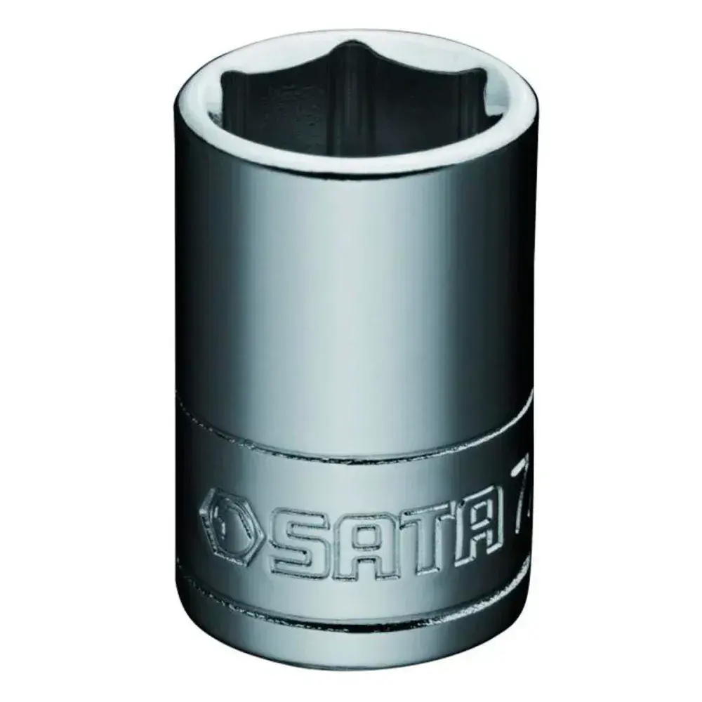 Soquete sextavado cromo com encaixe de 1/4" 7/32" Sata — fotografia de referência