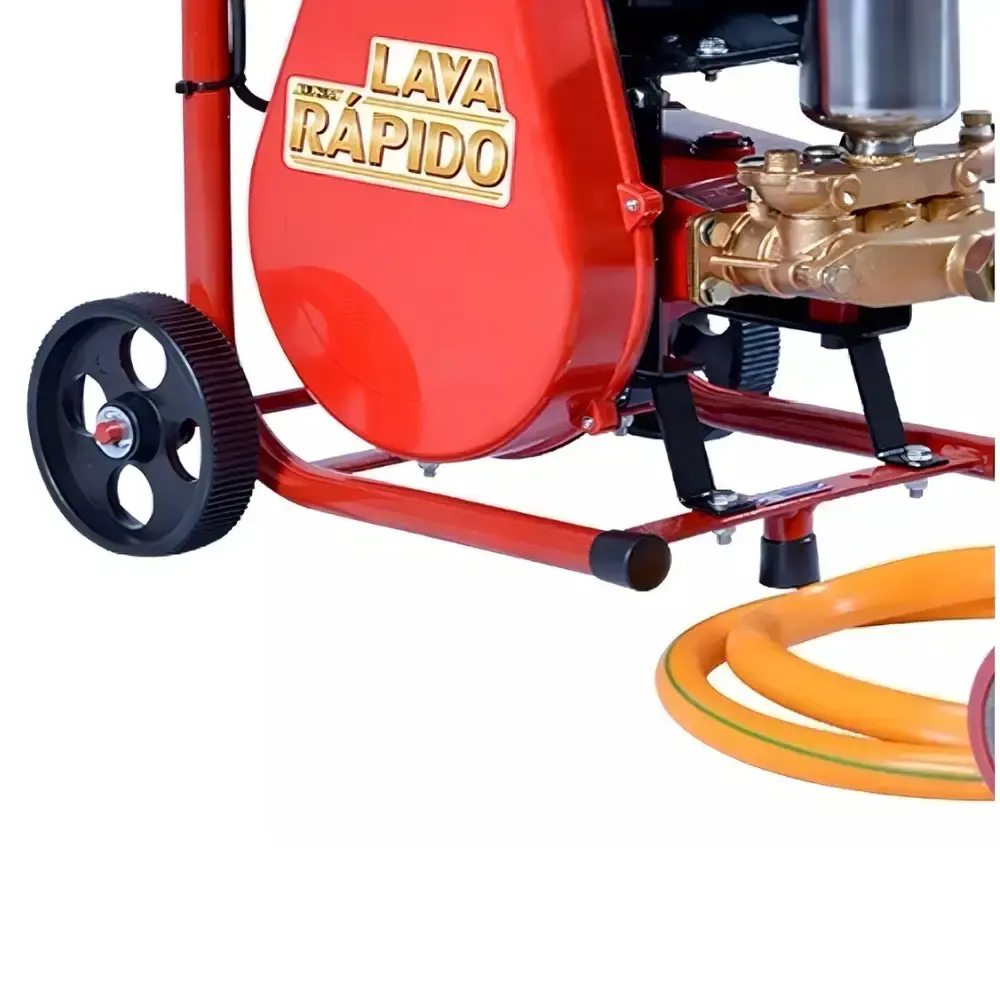 Lavadora de alta pressão motor 220V weg 2 CV vazão 28 l/min 300 PSI LR-28/2 ZM 220 V — fotografia 4