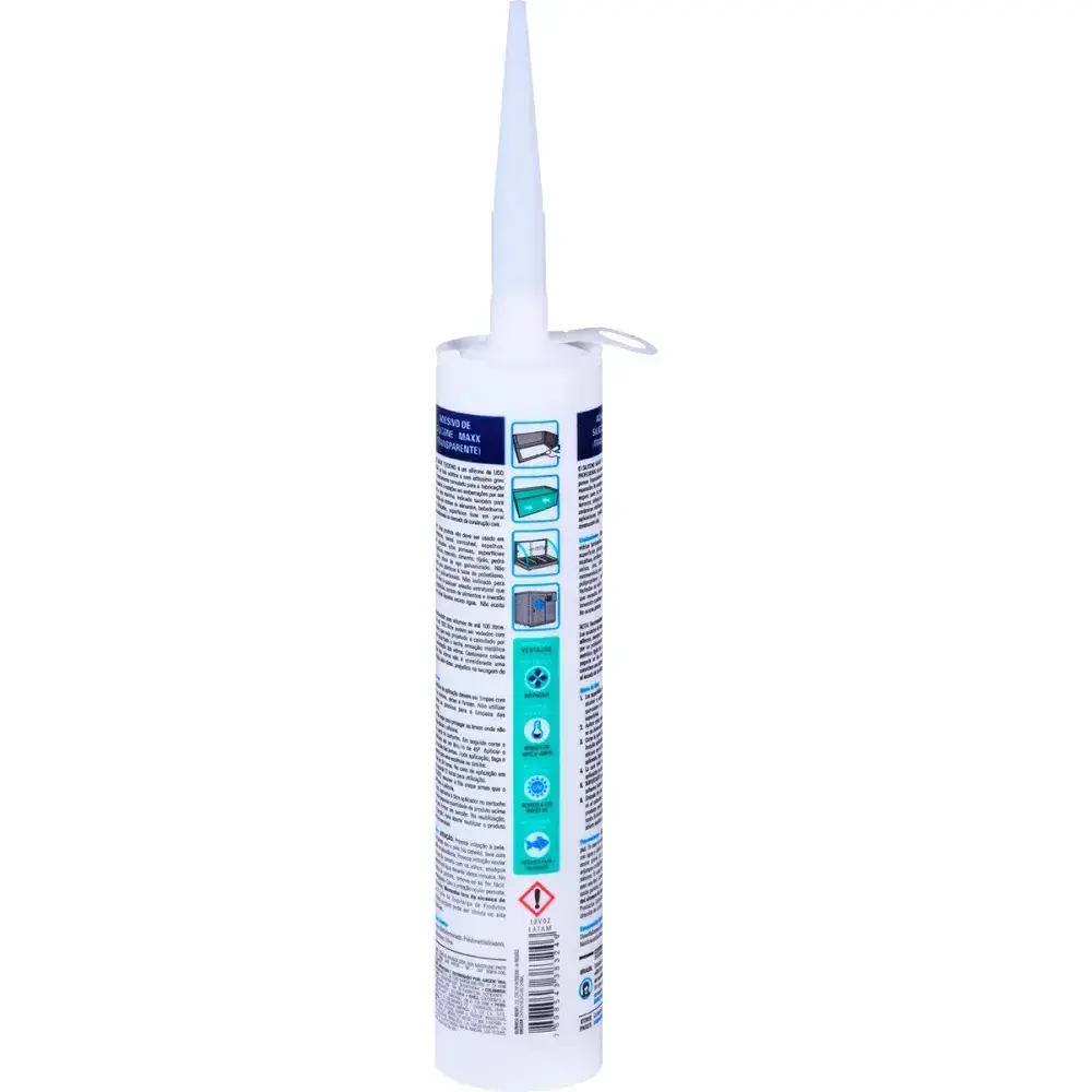 Silicone maxx aquário tixotrópico 280G Tekbond — fotografia 8