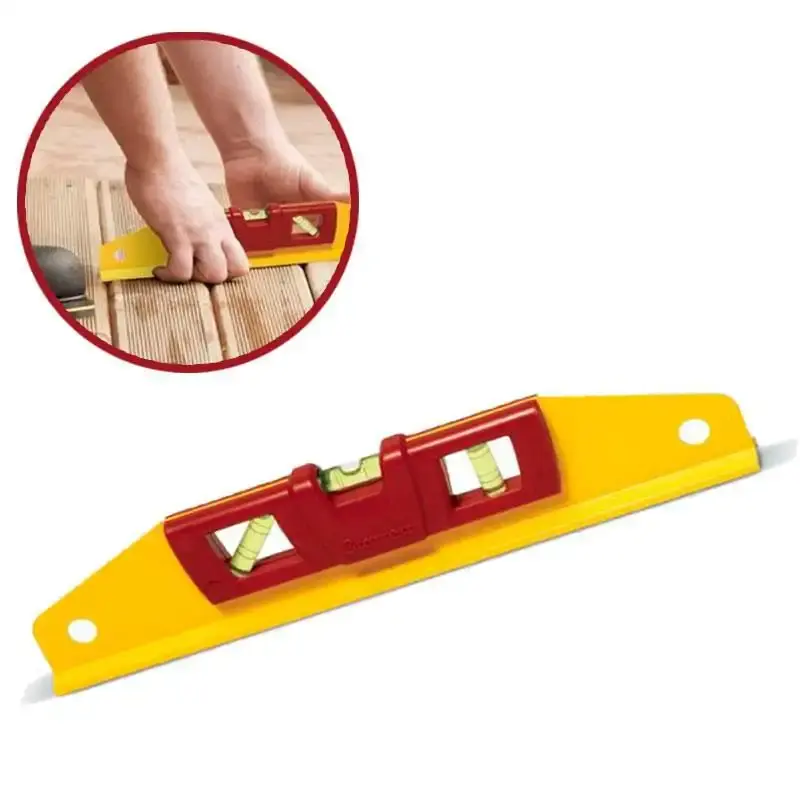 Nível de alumínio trapezoidal 14 POL 35 CM KLTS-14 base magnética Starrett