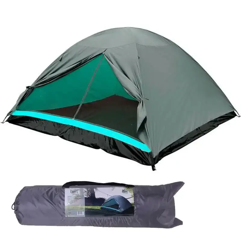 Barraca para camping dome 6 premium impermeável até 6 pessoas BEL BEL FIX — fotografia de referência