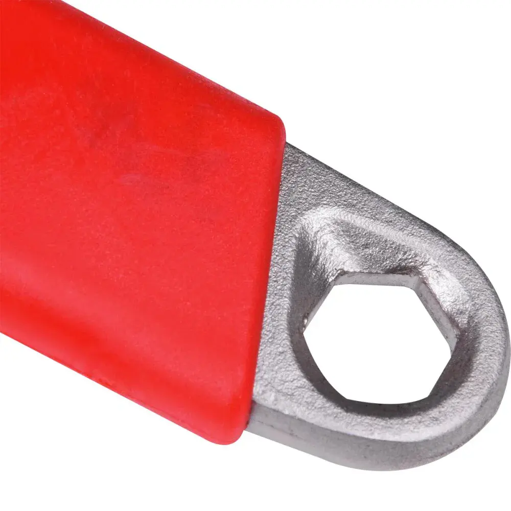 Chave ajustável 6 - 150MM niquelado cabo pvc Worker — fotografia 5