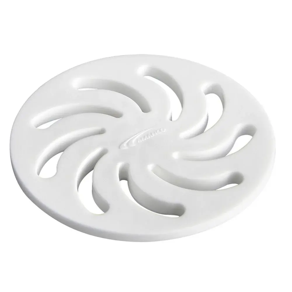 Grelha redonda crom Amanco abs 150MM vortice — fotografia de referência