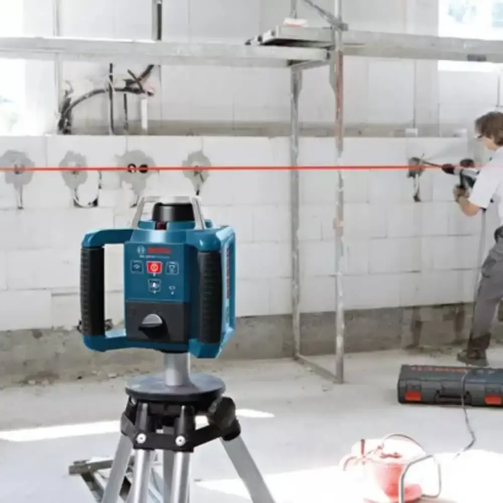 Nível à laser rotativo GRL 300HV com receptor LR1 + suporte + óculos Bosch — fotografia 5