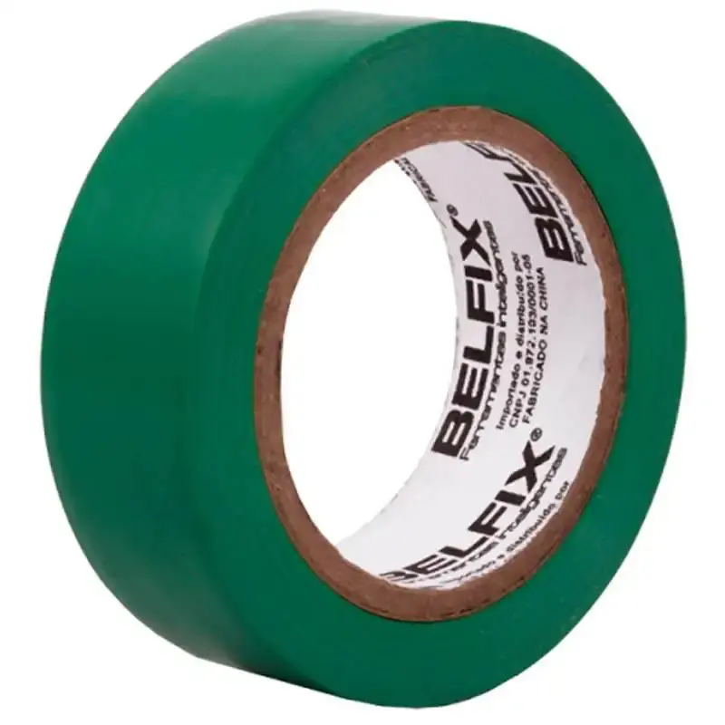 Fita Isolante 600V Antichama 19 MM x 10 Metros Colorida com 6 Rolos BEL — fotografia 3