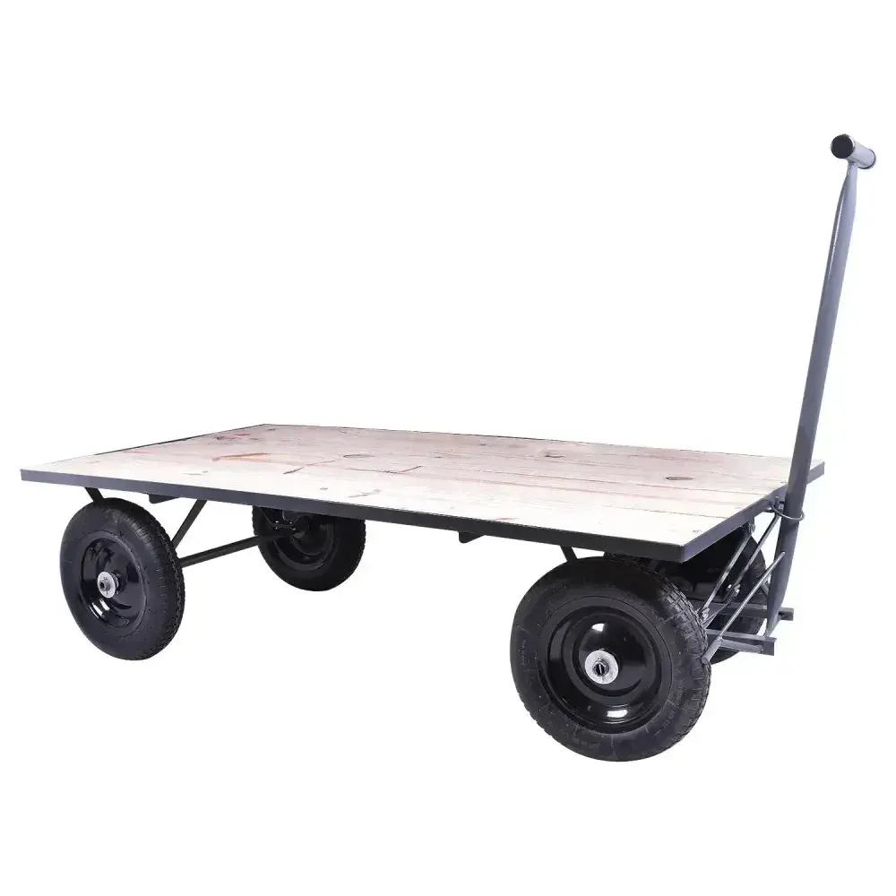 Carrinho plataforma desmontável 600KG com tampo de madeira Bumafer — fotografia 9