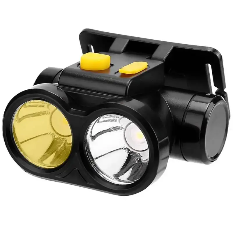 Lânterna para Cabeça Brilho ajustável 2 LEDS YG-5202 NSBAO — fotografia de referência