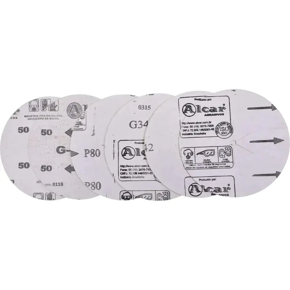 Jogo de lixas para madeira 130MM g 50 Bosch – 6 peç — fotografia 9