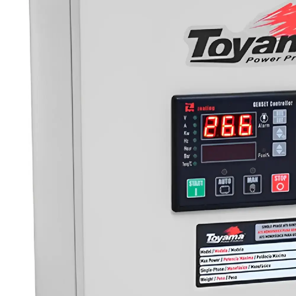 Painel ats de transferência trifásico para geradores 6,5 e 7,5KVA XP ATS-T9 Toyama — fotografia 5