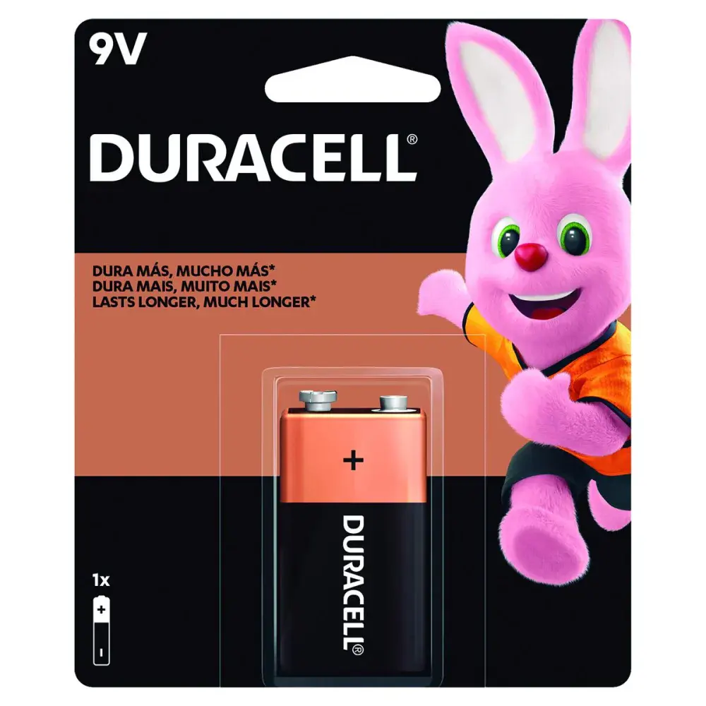 Bateria alcalina 9V Duracell