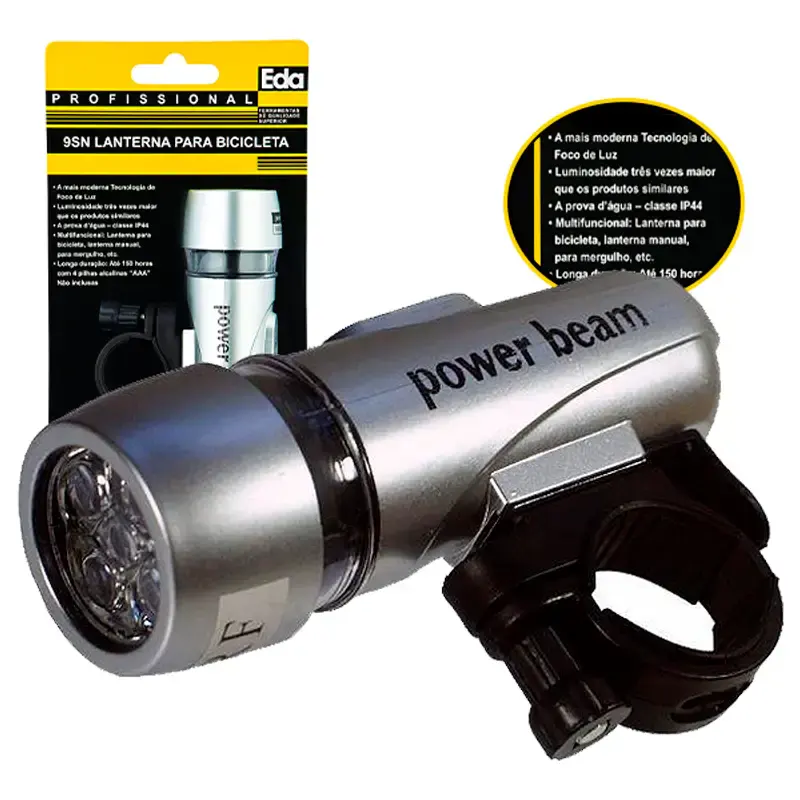 Lanterna frontal led para bicicleta 9SN Eda — fotografia de referência