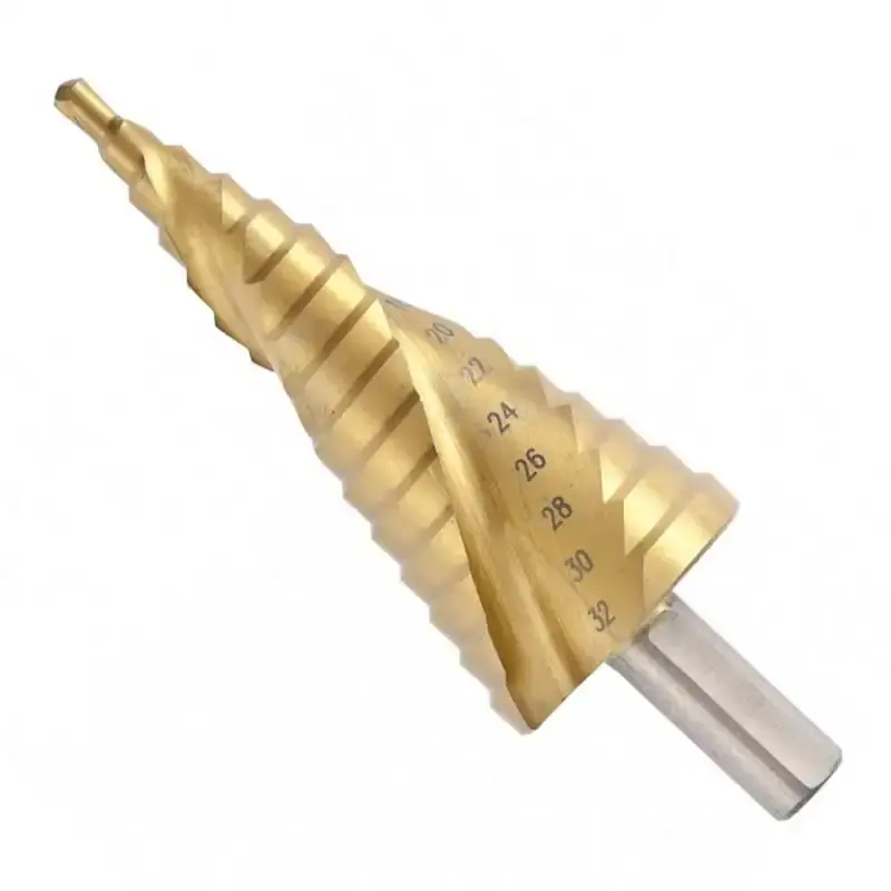 Broca escalonada de 4 à 32 MM HSS espiral profissional MTX