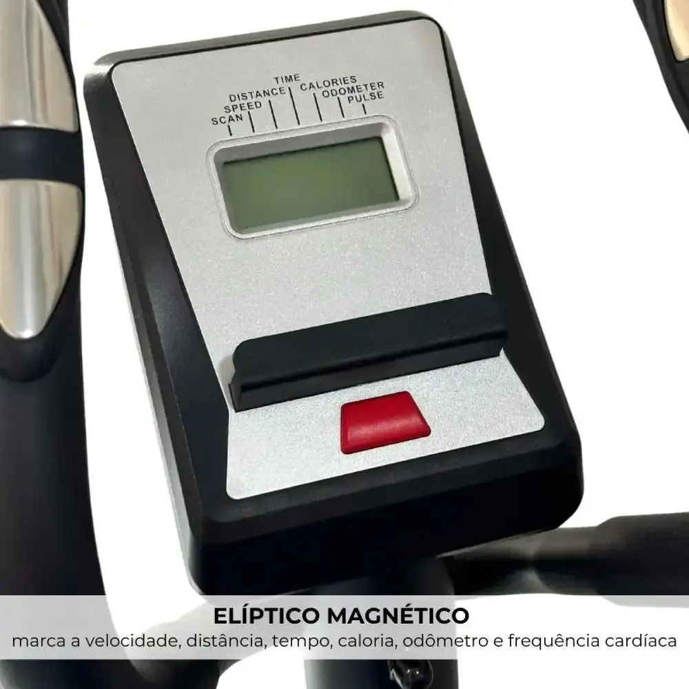 Elíptico magnético 8 cargas passada 280MM ImportWay — fotografia 4
