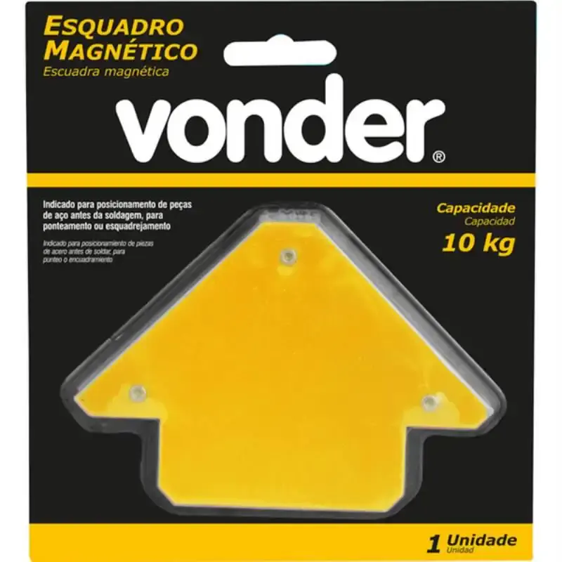 Máquina de solda inversora RIV 222 bivolt + 2 esquadros magnéticos 10 KG Vonder — fotografia 5