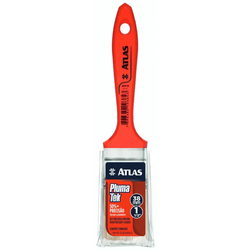 Pincel para pintura média plumatek 38MM Atlas