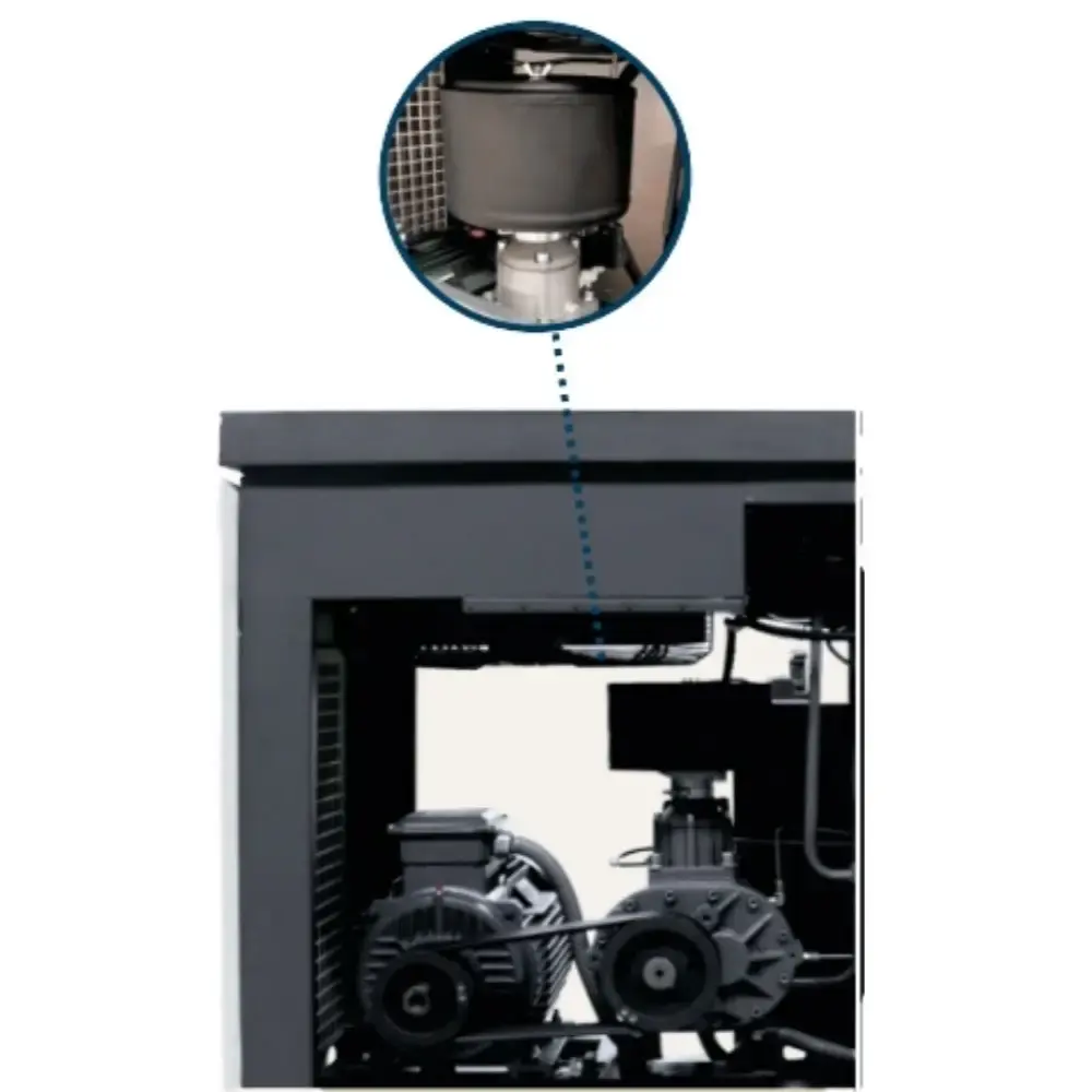 Compressor de parafuso platinum 40HP 12BAR 220V TB40 techto — fotografia 4