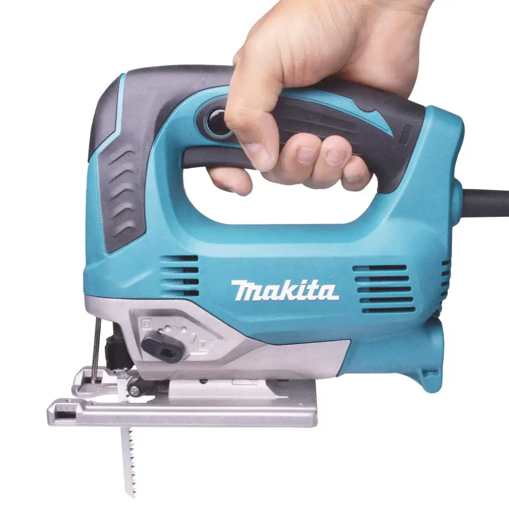 Serra tico tico 650W com maleta e lâmina JV0600K Makita 127V — fotografia 4
