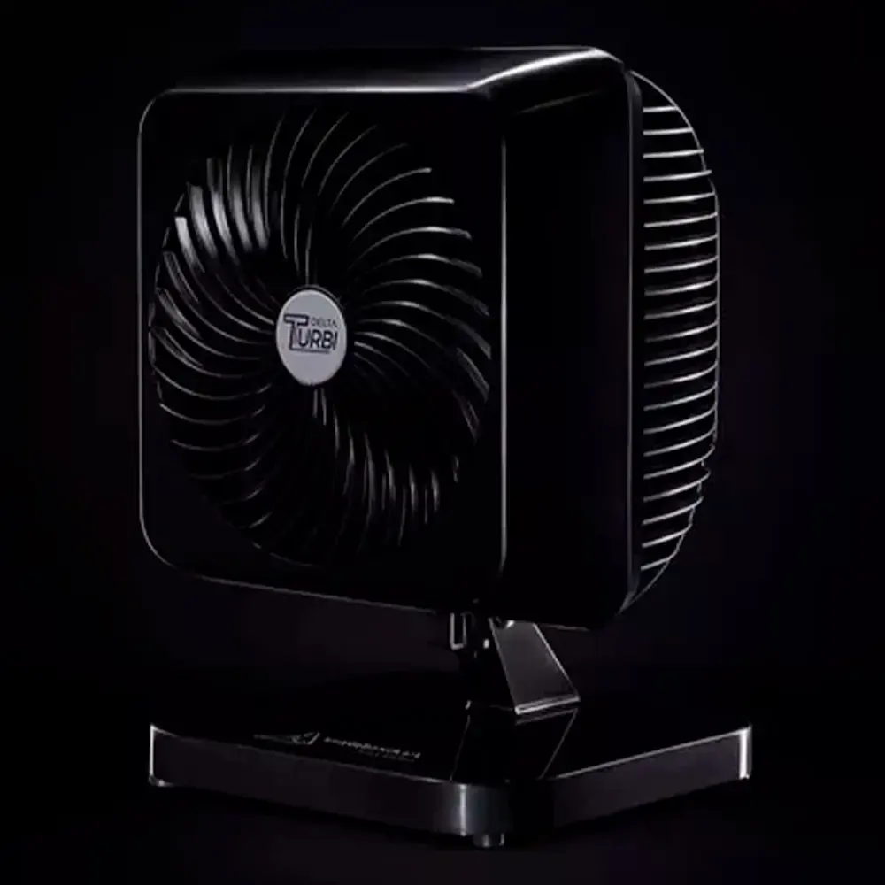 Ventilador de mesa 3 pás 140W turbi max decorativo várias cores Venti-delta 110 V Verde — fotografia 6