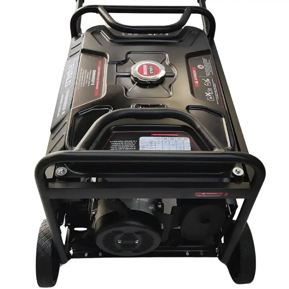 Gerador de energia a diesel 9 KVA 220V trifásico EG10000EXEP-R Evald — fotografia 4