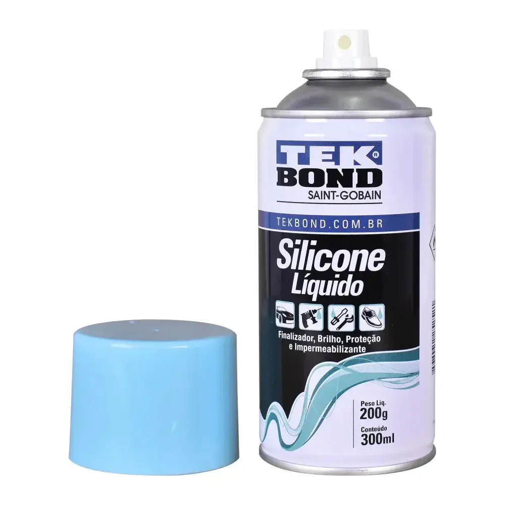 Silicone lubrificante aerossol desmoldante 300ML Tekbond — fotografia 6