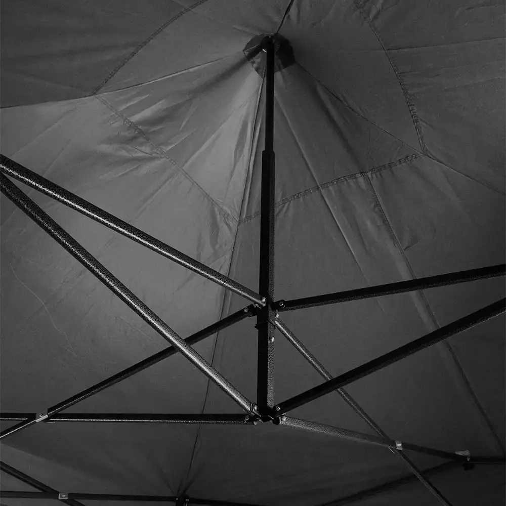Tenda Gazebo Dobrável 3 x 3 Metros Oxford BEL Preto-Preto Belfix — fotografia 3