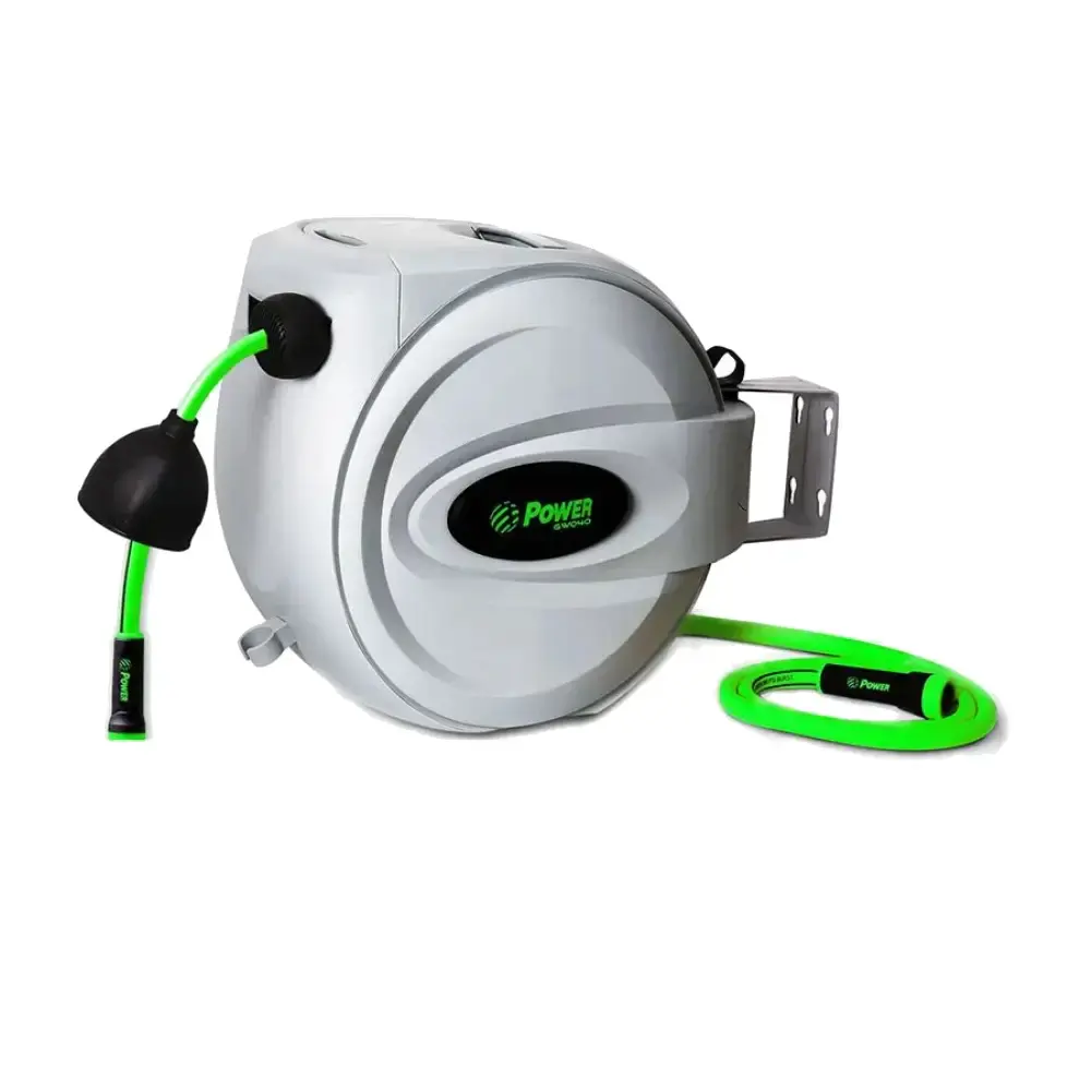 Enrolador com mangueira auto retrátil 40 metros 350PSI GW040 power — fotografia de referência