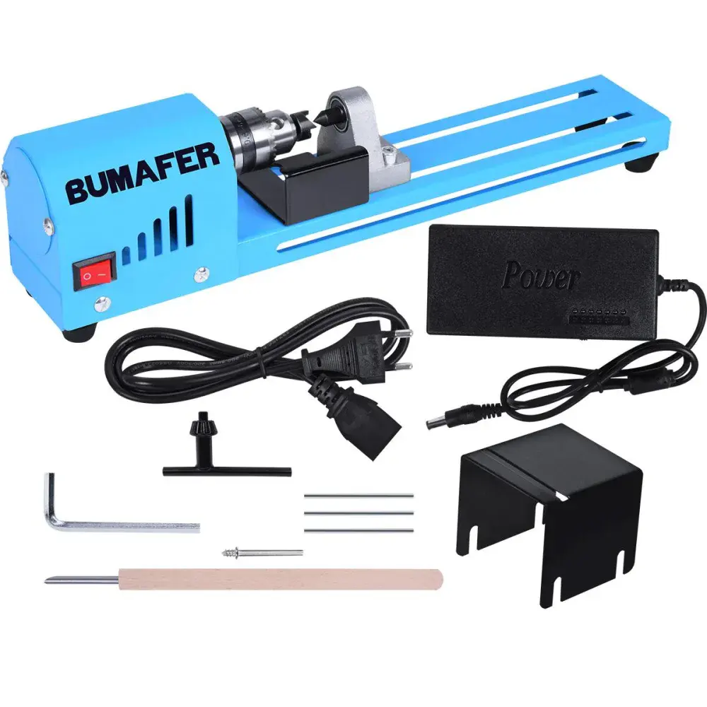Mini torno mecânico 145MM 150W bivolt Bumafer