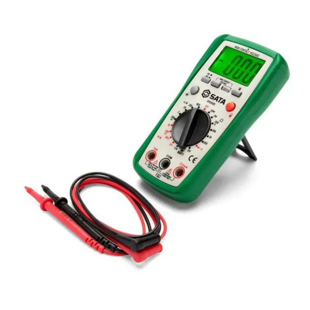 Multímetro digital cat ii 600V com medição sem contato Sata — fotografia 6