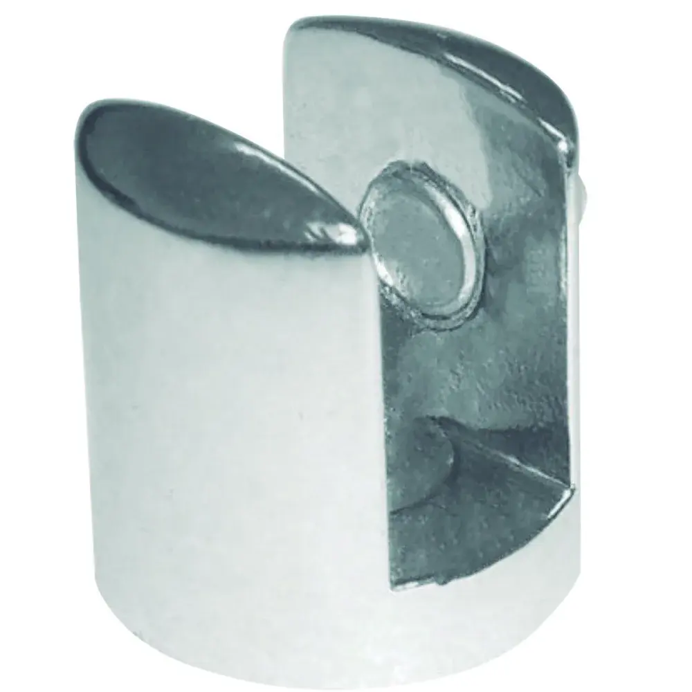 Suporte u redondo Criativa 4MM zamac cromado 25 peças — fotografia de referência