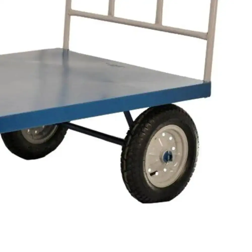Carrinho plataforma com grade 800KG PLA-800G Fercar — fotografia 4