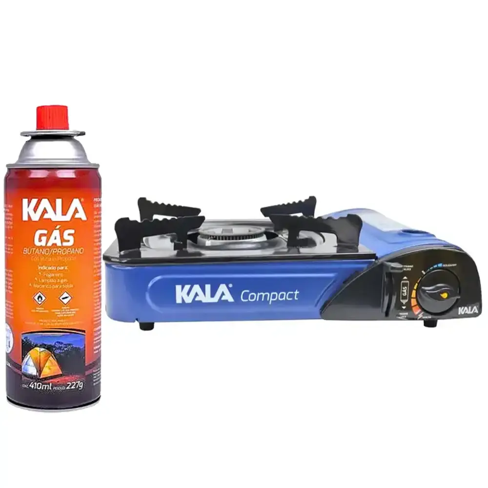 Fogareiro portátil acendedor automático com gás 227GR Kala — fotografia de referência