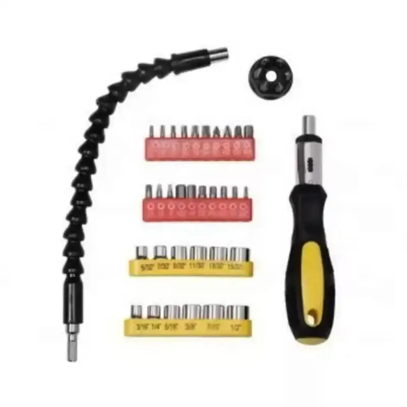 Kit de ferramentas com cabo flexível e 40 peças 8SN + jogo de chave torx 10 peças T9 à T50 8QH Eda — fotografia 3