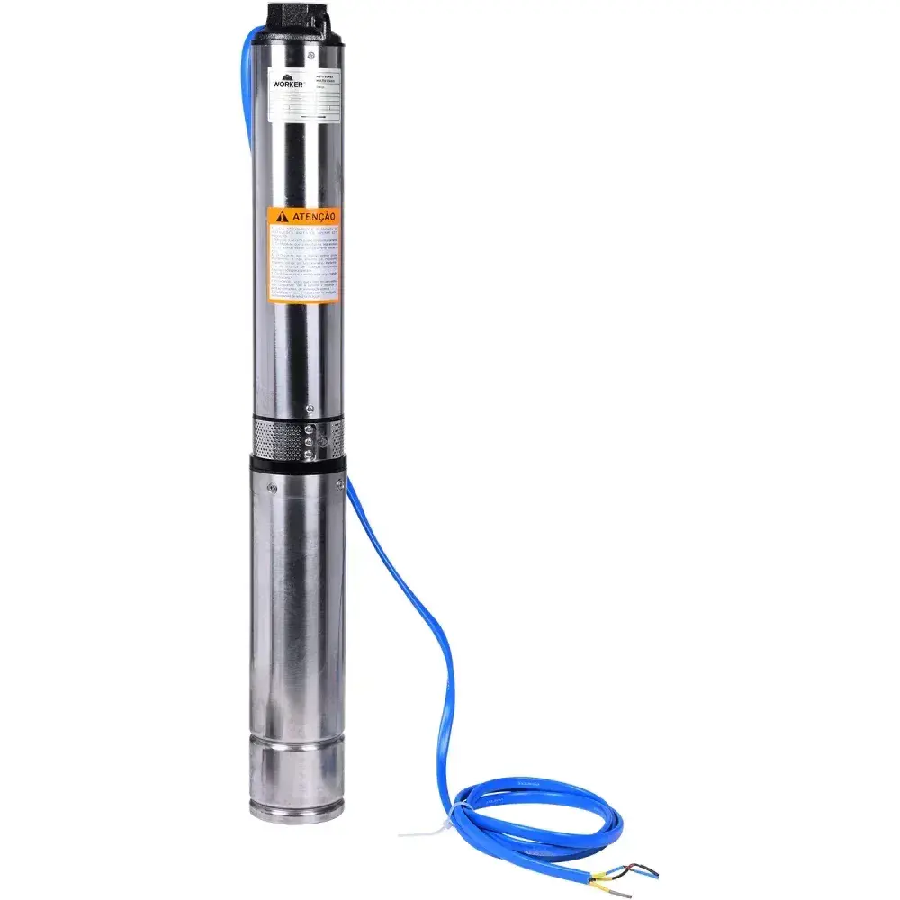 Bomba submersa multiestágio 4 1,5HP 1100W Worker — fotografia 8