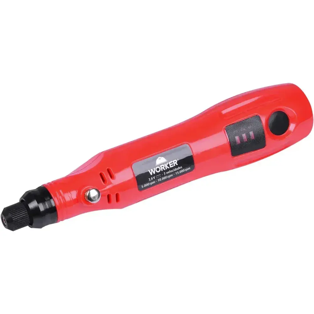 Microrretífica 3,6V 13 peç bivolt Worker — fotografia 10