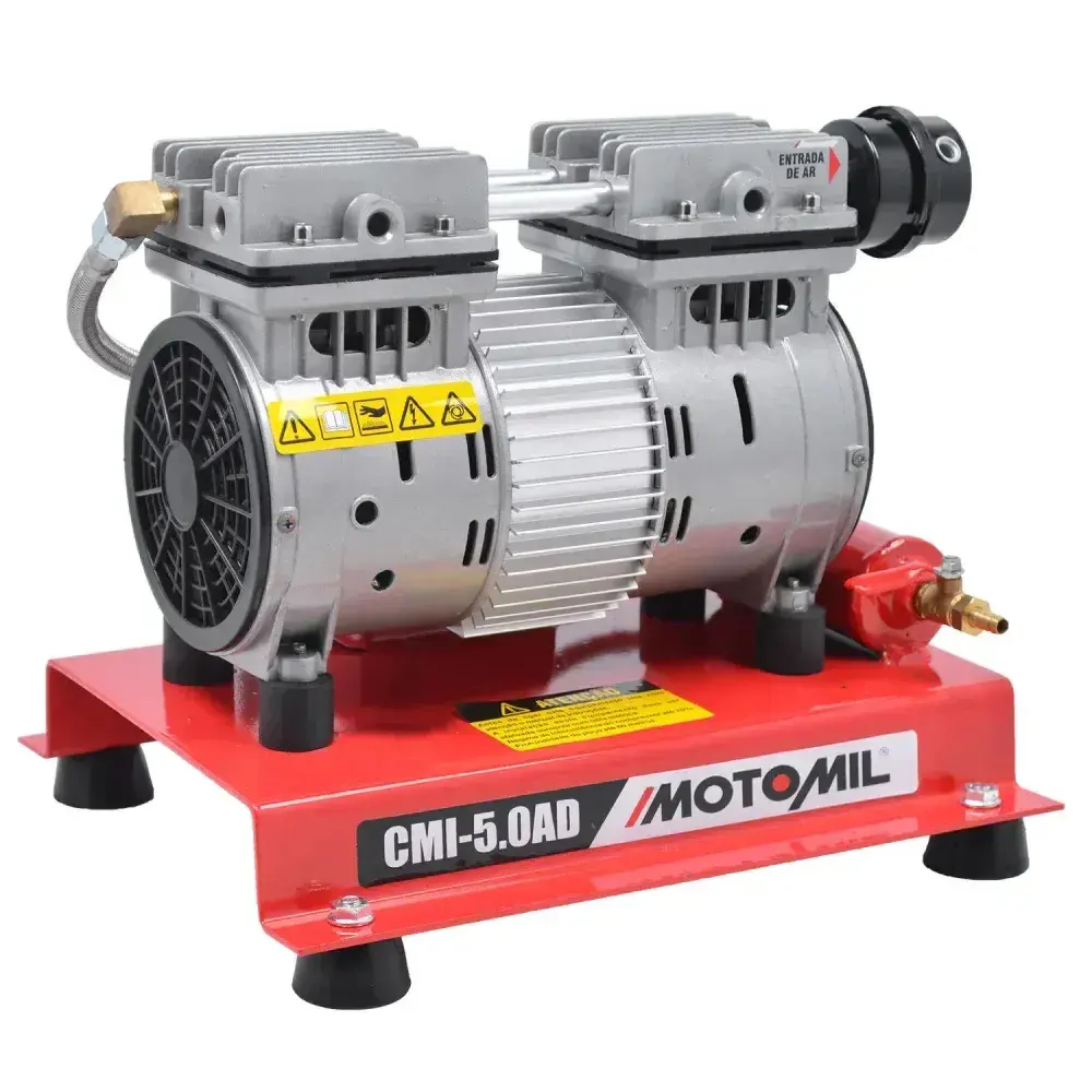 Compressor ar direto sem óleo 5PCM CMI-5,0 ad MotoMil - 220V — fotografia 6