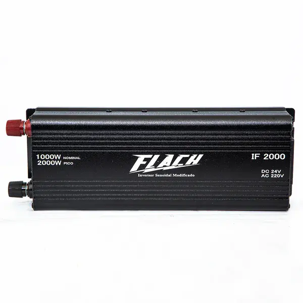 Inversor de tensão IF2000-2 semi senoidal 24V/220V - Flach — fotografia de referência