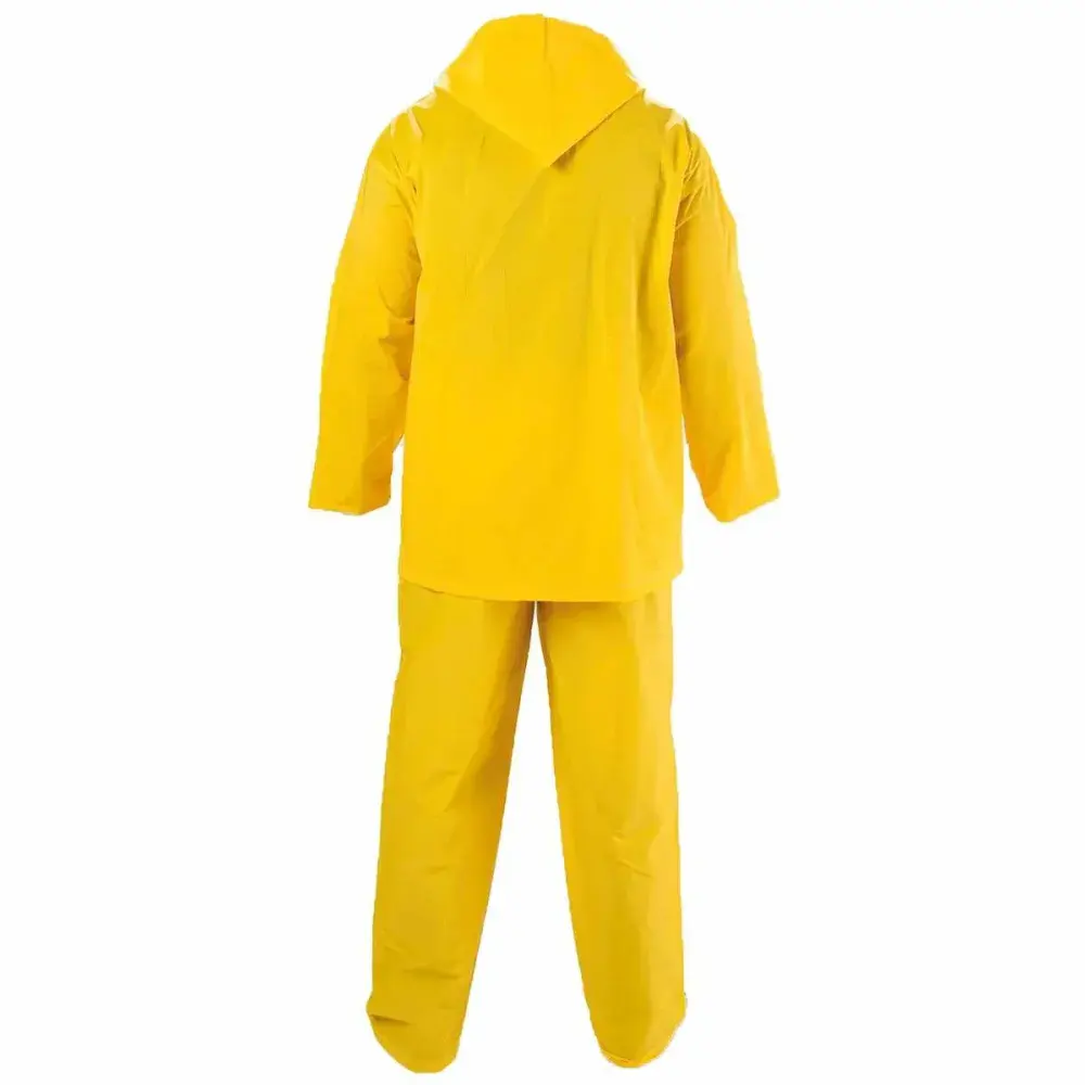Conjunto capa de chuva italiano amarelo gg Worker — fotografia 4