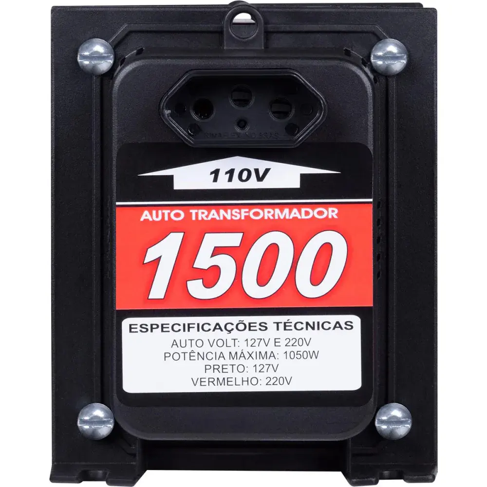 Autotransformador tripolar 1.500VA 1050W bivolt Kitec — fotografia 4