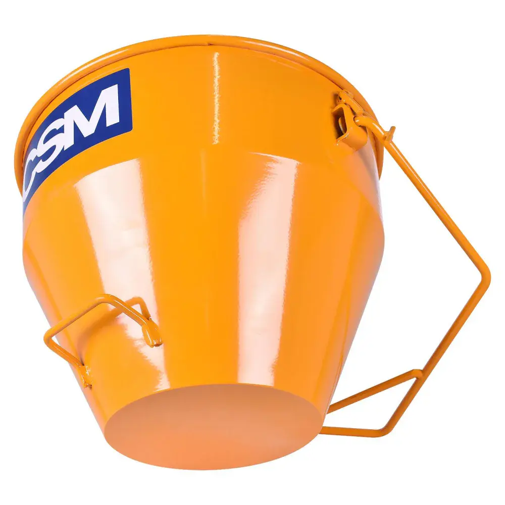 Caçamba para guinchos amarela com tripé 50L CSM — fotografia 5