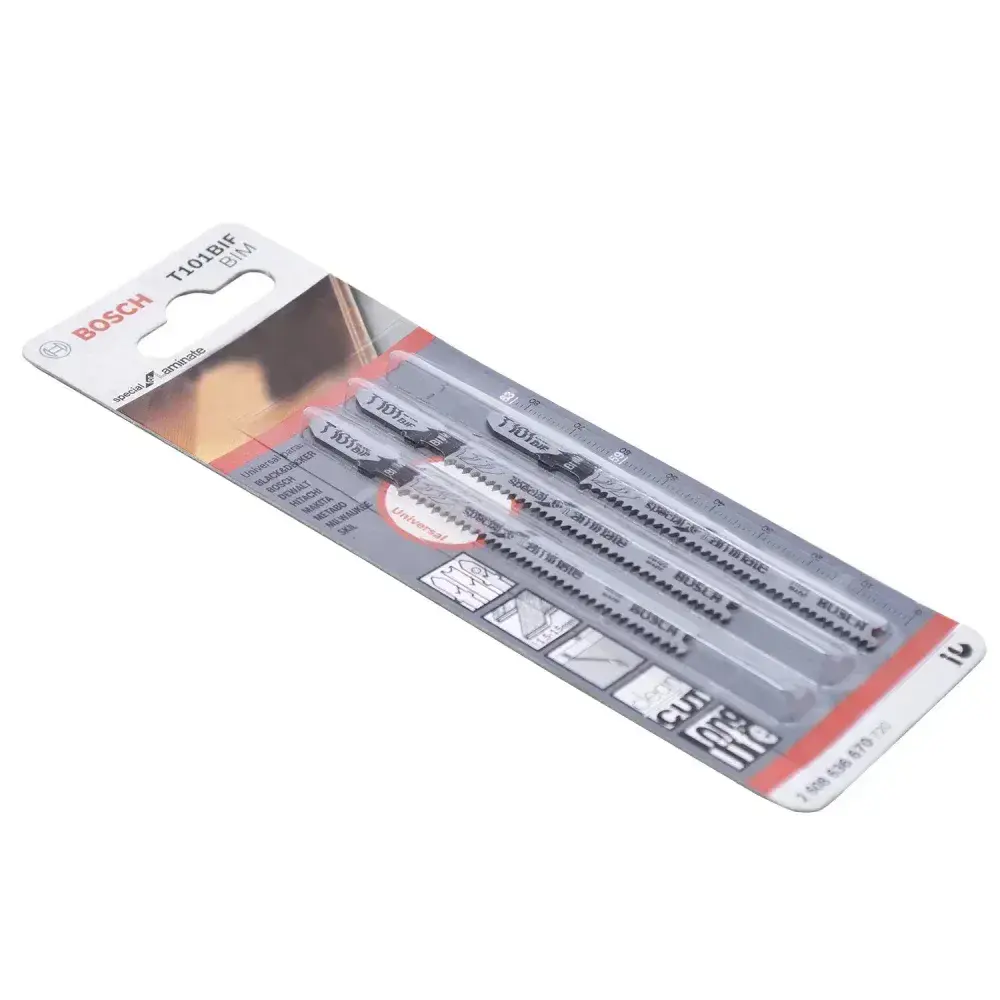 Lâmina de serra tico-tico special for laminate T101BIF Bosch - 3 peç — fotografia 7