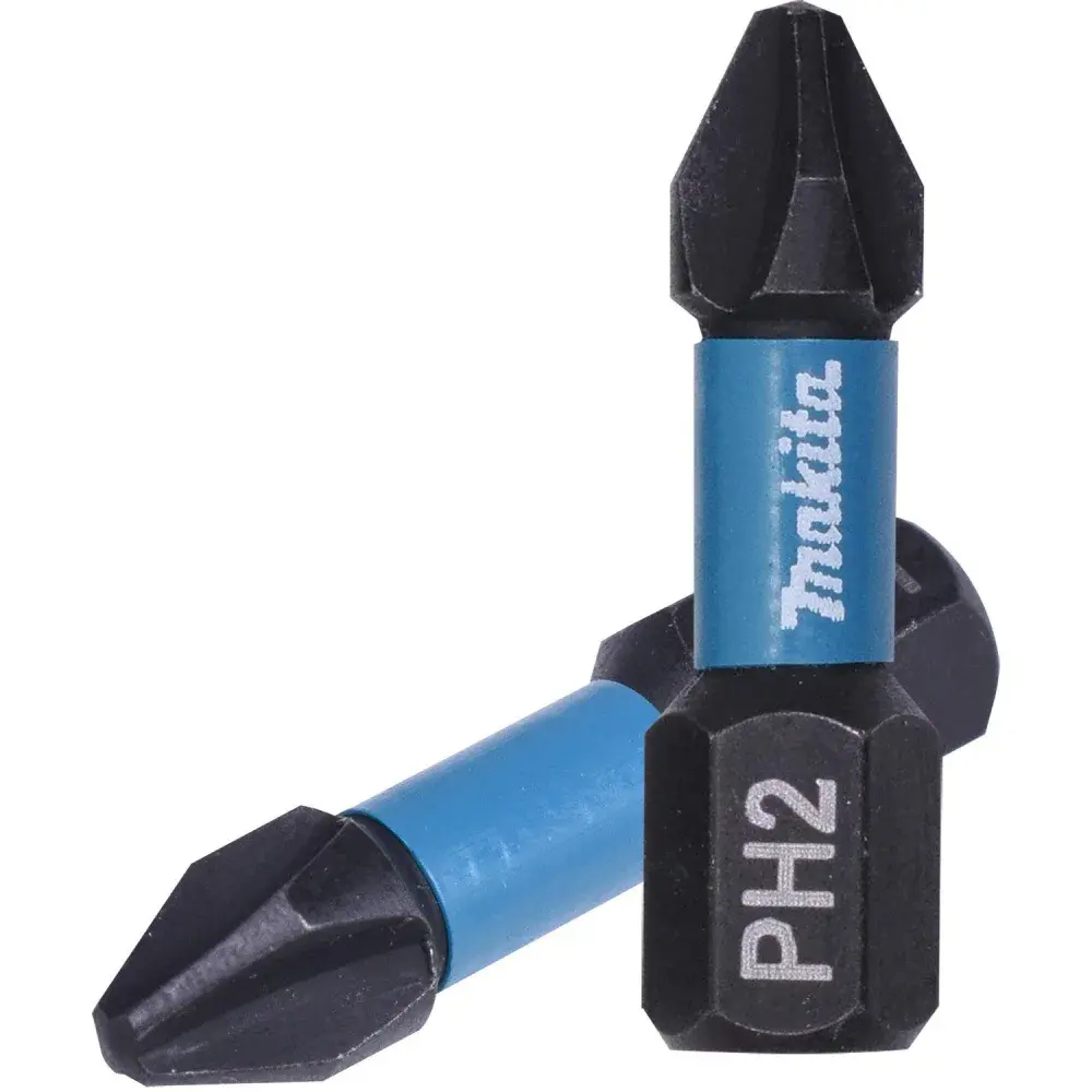 Ponta bits phillips PH2-52MM impacto B-63616 Makita - 2 peç — fotografia 2