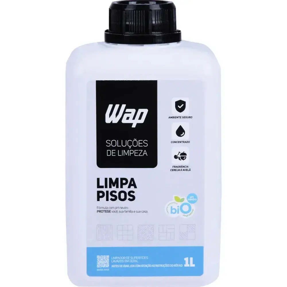 Limpador de porcelanato e pisos limpa pisos 1 litro Wap — fotografia 4