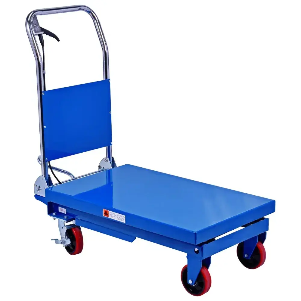 Mesa hidráulica pantográfica ME300 300KG Bovenau — fotografia 6