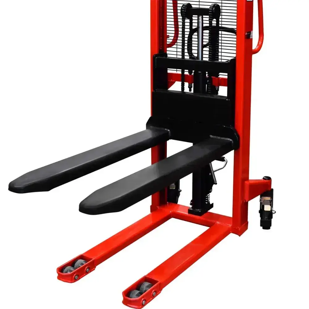 Empilhadeira manual dupla 2T 550X1150MM Worker — fotografia 8
